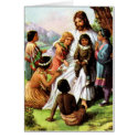 Vintage Jesus Loves All the Children Card