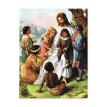 Vintage Jesus Loves Postcard by forbes1954 Vintage Jesus Loves Postcard