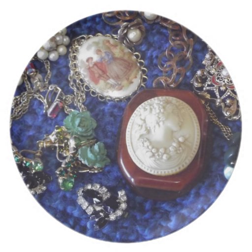 Vintage Jewelry Plates