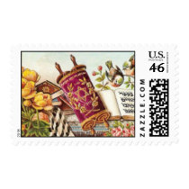 Vintage Jewish Postage Stamp