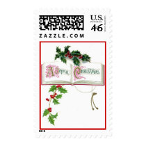 Vintage Joyful Christmas Postage postage