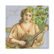 Vintage Joyful Chritmas Magnet by forbes1954 Vintage Joyful Chritmas Magnet