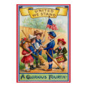Vintage July Fourth poster posters by patriotic_tshirts Vintage July Fourth poster posters