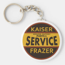 Vintage Kaiser Frazer service sign Keychains