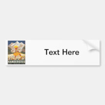 Vintage Kandersteg Switzerland Bumper Stickers