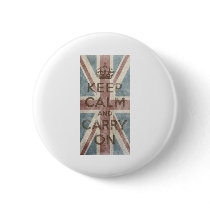 Vintage Keep Calm And Carry On Pins