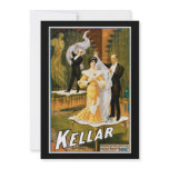 Vintage Kellar Greatest Wonder "Gone" Poster Personalized Invitation