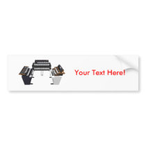 Vintage Keyboards: 3D Model: bumper stickers