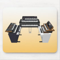 Vintage Keyboards: 3D Model: Custom Mousepad by spiritswitchboard Vintage Keyboards: 3D Model: Custom Mousepad