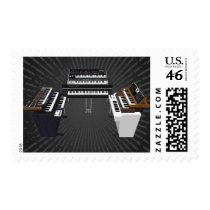 Vintage Keyboards: 3D Model: Custom Postage postage