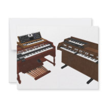 Vintage Keyboards: 3D Model: Custom Invites