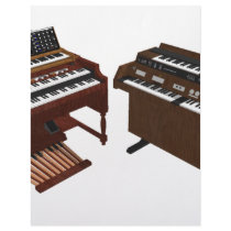 Vintage Keyboards: 3D Model: Customized Letterhead