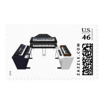 Vintage Keyboards: 3D Model: postage by spiritswitchboard Vintage Keyboards: 3D Model: postage