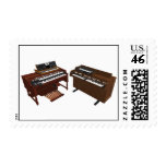 Vintage Keyboards: 3D Model: Postage Stamps