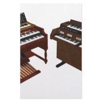 Vintage Keyboards: 3D Model: Personalized Stationery