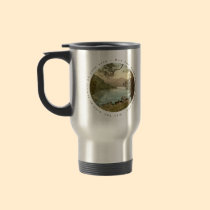 Vintage Killarney Ireland Lake and Kerry Mountains Coffee Mug