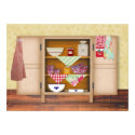 Vintage Kitchen Cupboard Poster posters