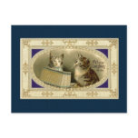 Vintage Kitten Christmas Postcard