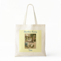 Vintage Kittens Slumber Party Tote bags