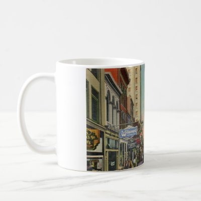 Coffee Shops Knoxville on Vintage Knoxville  Tennessee Vintage Coffee Mug