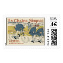 Vintage La Chaine Simpson postage