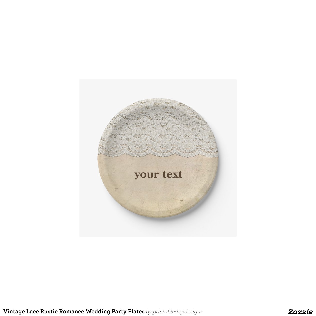 Rustic Wedding Paper Plates Rustic Wedding Paper Plates