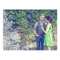 Vintage Lace - Save the Date postcards