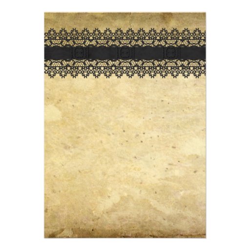 Vintage Lace Wedding Personalized Invites