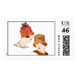 Vintage Ladies Hat Postage