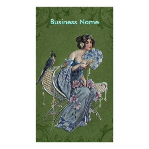 Vintage Lady Bird Business Cards (front side)