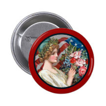 Vintage Lady Liberty_Button