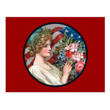 Vintage Lady Liberty_Postcard