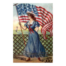 Vintage Lady Liberty posters by archemedes Vintage Lady Liberty posters