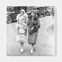 Vintage Lady Magnet