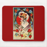 Vintage Lady Valentine's Mousepad