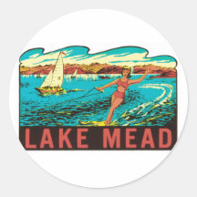 Vintage Lake Mead  Nevada NV State Label Stickers