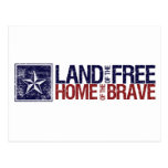Vintage Land of the Free Star – 4th of July Post Cards