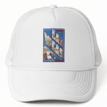 Vintage Las Vegas Postcard Hat