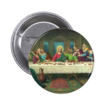 Vintage Last Supper with Jesus Christ and Apostles Pin