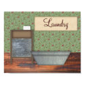Vintage Laundry Print