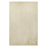 Vintage LDS on Cream Stationery Design