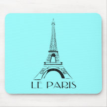vintage le paris mouse pads