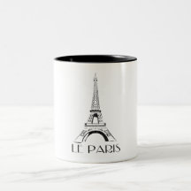 vintage le paris mug