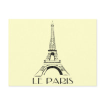 vintage le paris post cards