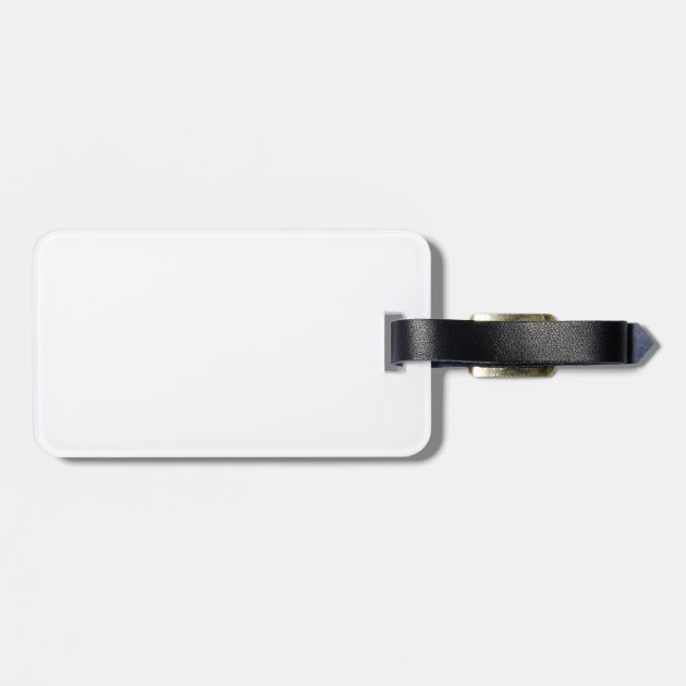 Blank Luggage Tag Template