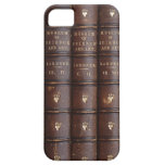 Vintage Leather Library Books Effect iPhone 5 Case
