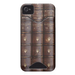 Vintage Leather Library Books iPhone 4 ID Casemate