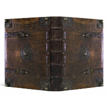 Vintage Leather Look Gothic Binder