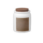 Vintage LEATHER Look Print Finish : Template Candy Dish