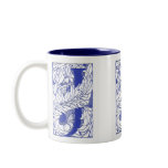 Vintage Leaves Personalized J Mug